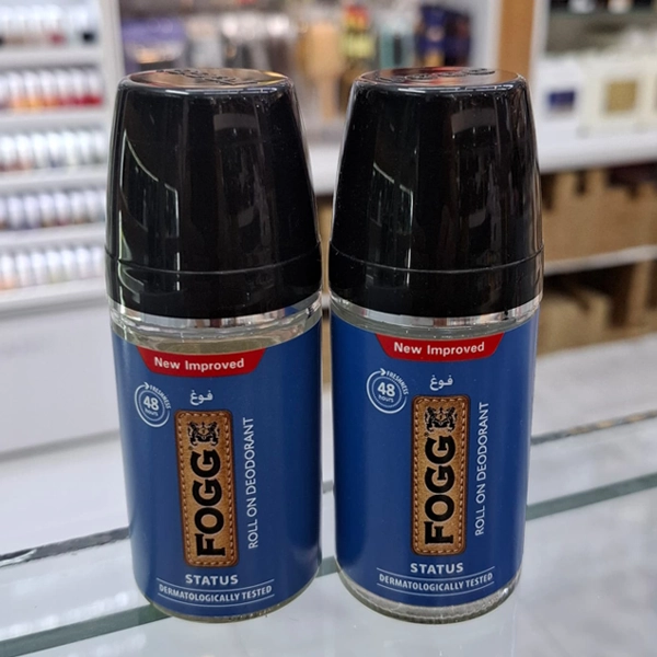 مام رولی فوغ (فوگ) آبی ضد تعریق 48 ساعته مدل STATUS اصل | FOGG ROLL ON DEODORANNT STATUS 48H